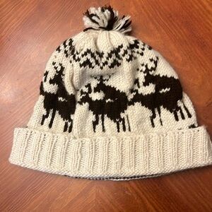Hand-knit Moose Toque